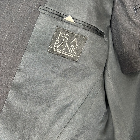 Jos. A. Bank Navy Blue Pin Stripe Suit - Picture 3 of 7
